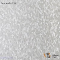 Реечный потолок Даймонд Групп - Белая мозайка 3000x150