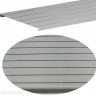 0.7х1.1 м наборы потолков укомплектованные серебристый металлик с хром полосой