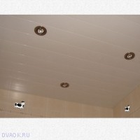 Реечные потолки в комплекте белые глянцевые - Размер 2,34 м. х 1,76 м.