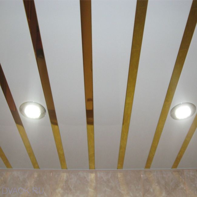 Реечный потолок для ванной своими руками, фото, видео. | Строительный магазин Alkiv