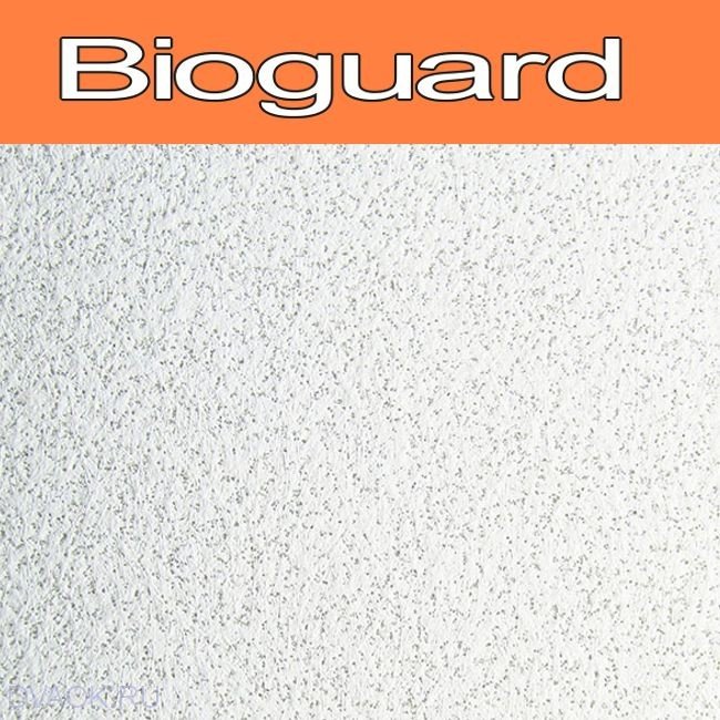 Медицинская плита для потолка Армстронг BIOGUARD ACOUSTIC MicroLook 600x600x17