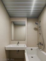 Реечный потолок серебристый металлик 2 × 3 м — алюминиевый комплект