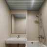 Реечный потолок серебристый металлик 2 × 3 м — алюминиевый комплект