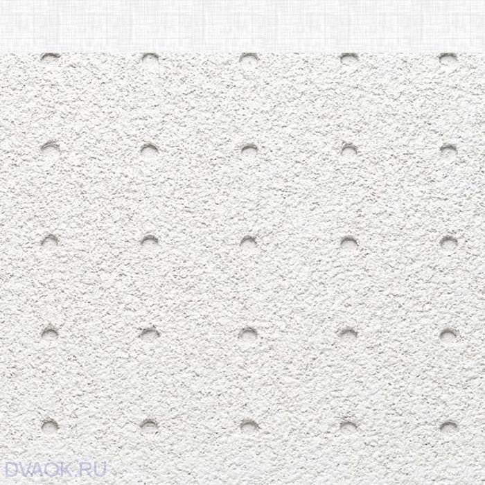 Дизайнерская плита для потолка Армстронг CIRRUS CONTRAST CIRCLES MicroLook 600x600x15