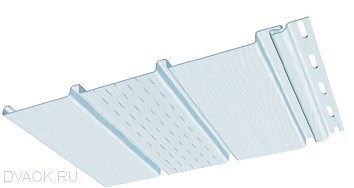 Софиты Fineber-Белый (панель с перфорацией среднего листа)