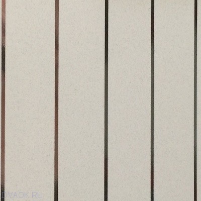 Компл. потолка д/ванной 1,75 м х 1.75 м A150 AS белый жемчуг с зеркальной полосой (алюм.)