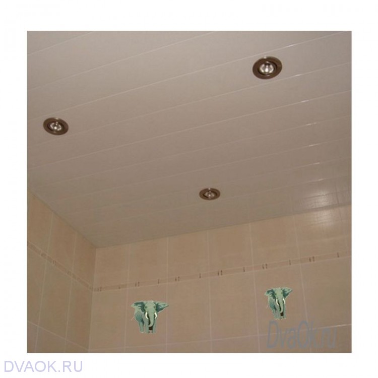 Реечный потолок алюминиевого профиля - 2,6м х 2м
