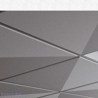Дизайнерская плита для потолка Армстронг Graphis Diagonal MicroLook 600х600х17
