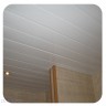  Потолок для ванной - Размер 2.05 х 1.55 м, комплект реечных потолков белый с белой вставкой