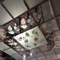 Зеркальный потолок Виноградная лоза